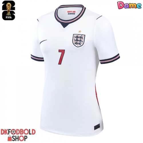 England Bukayo Saka #7 Hjemmebanetrøje Dame VM 2026 Kort ærmer